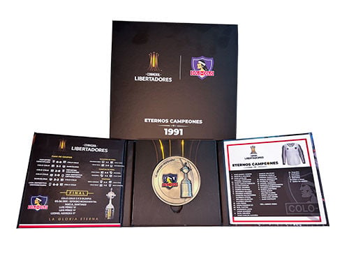 Medallón Box Copa Libertadores CC 1991 Conmemorativo