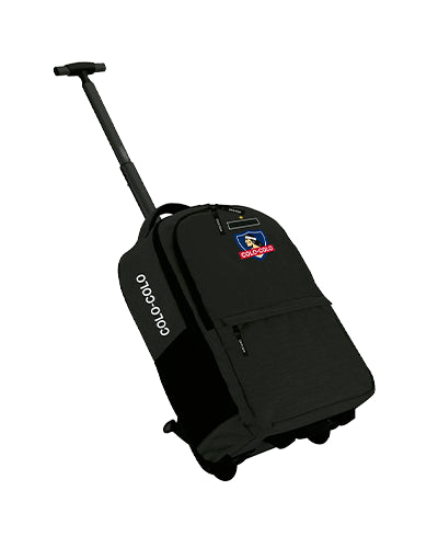 Mochila negra rueda Colo-Colo