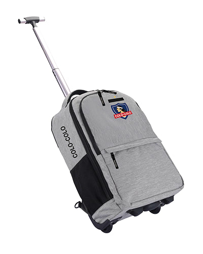 Mochila rueda gris Colo-Colo