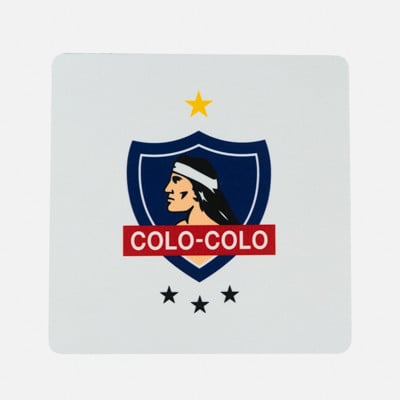 Mousepad Colo-Colo Blanco Escudo Color
