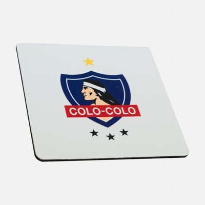 Mousepad Colo-Colo Blanco Escudo Color