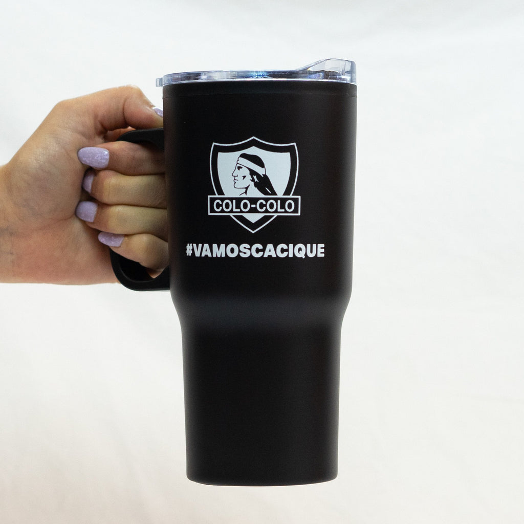 Mug asa Colo-Colo negro