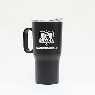 Mug asa Colo-Colo negro