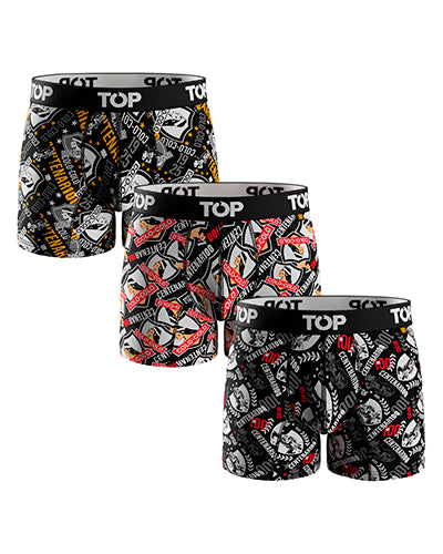 Pack 3 boxer microfibra centenario