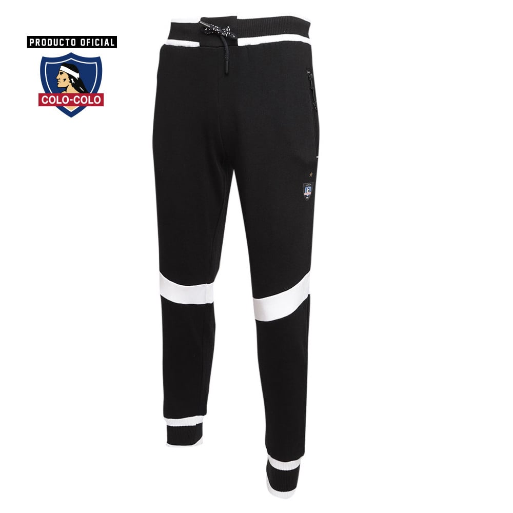 Pantalon Urbano Negro/Blanco Colo-Colo