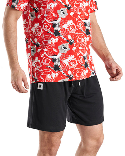 Pijama algodón hombre CC rojo