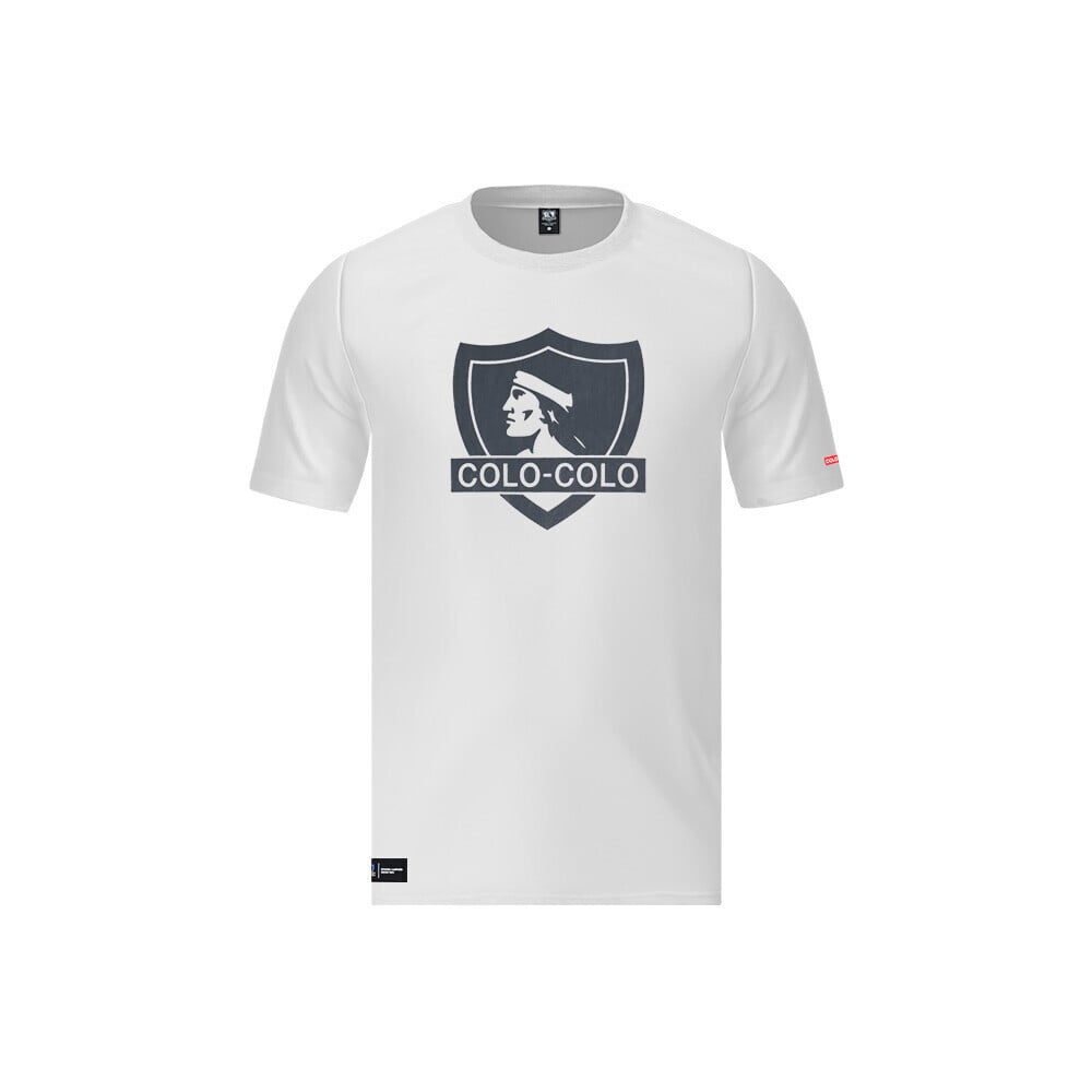 POLERA BLANCA COLO COLO / ESCUDO