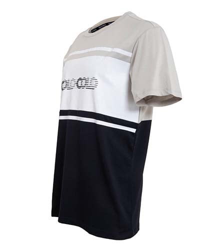 Polera CC color block gris 2022