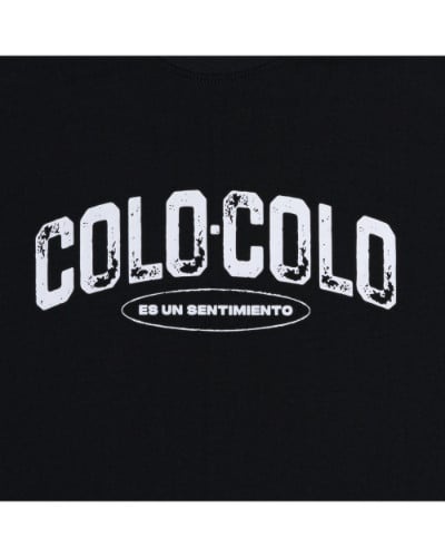 Polera CC "es un sentimiento" negro 2024