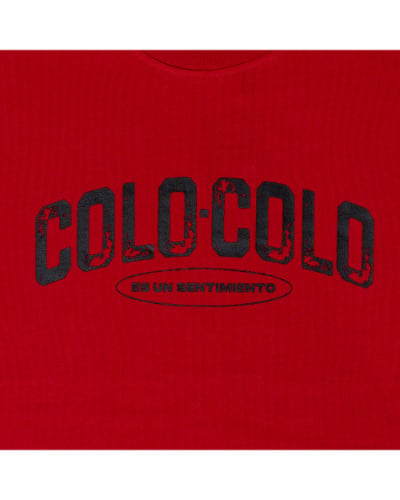 Polera CC "es un sentimiento" rojo 2024