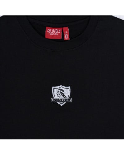 Polera CC "Insignia blanco pecho" negro" 2024