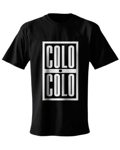 Polera infantil Colo-Colo negra