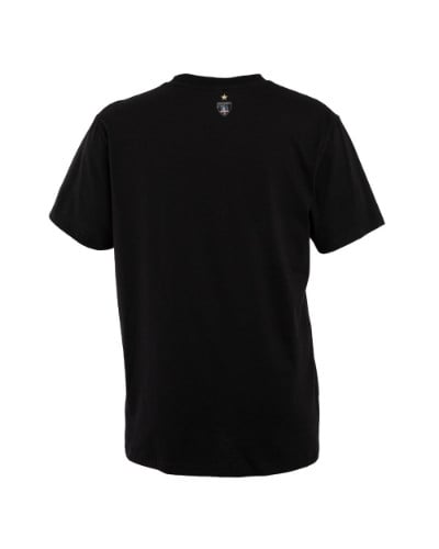Polera Colo Colo Urbano "Escudo Plateado" Negra