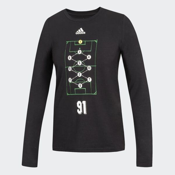 Polera Graphic CC Mujer manga larga