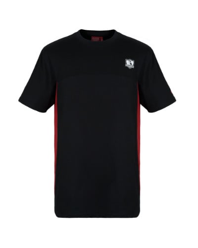 Polera "Insignia pecho rojo" negro 2024