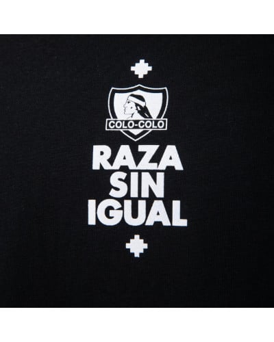 Polera Manga Larga Colo Colo Urbano "Estrellas de Raza" Negra