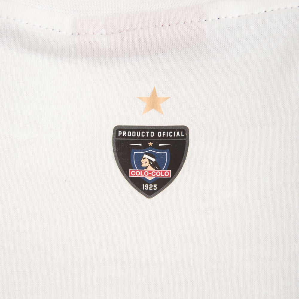 POLERA MC COLO COLO BLANCA