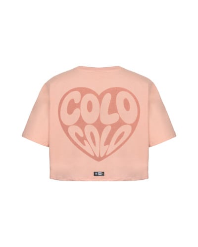 Polera mujer "Qué lindo es ser" rosa 2024