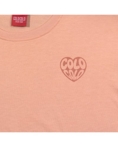 Polera mujer "Qué lindo es ser" rosa 2024