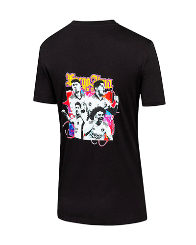 Polera negra mujer 3 rayas colección Louvre 2023