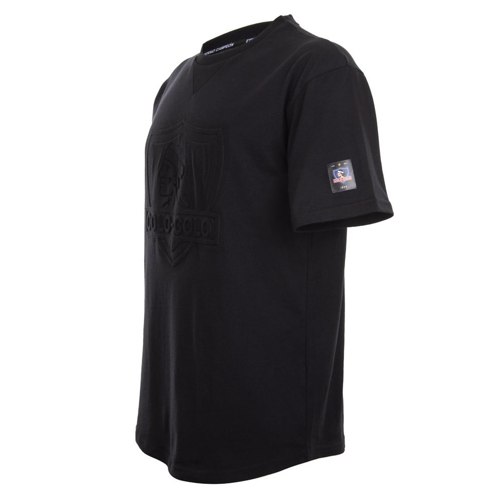 Polera Negra Relieve