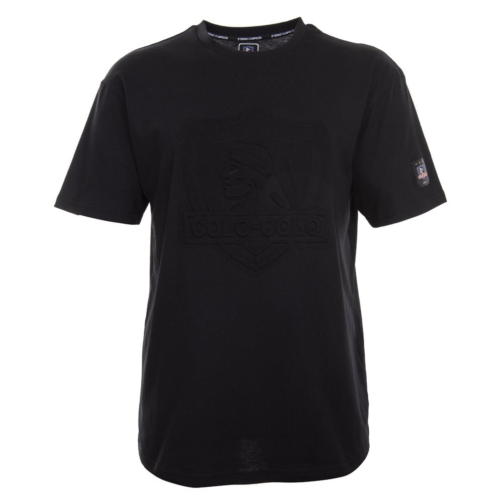 Polera Negra Relieve
