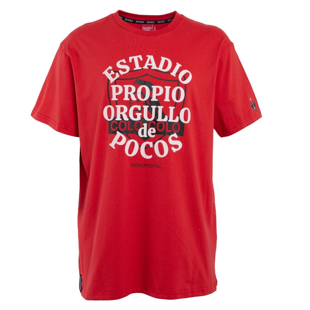 Polera roja estadio