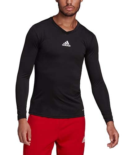 Polera team base negra ajustada