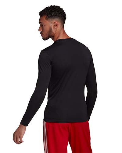 Polera team base negra ajustada