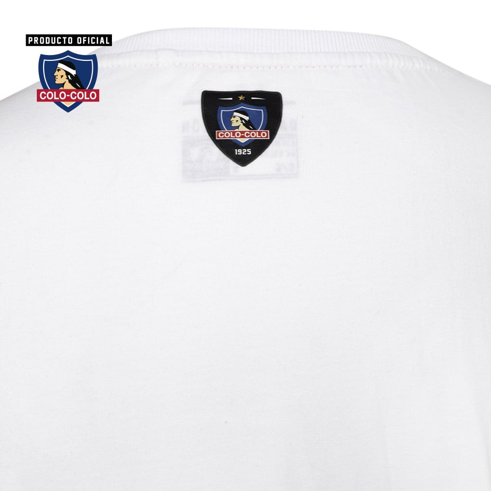 Polera Urbana Blanca Eterno Colo-Colo