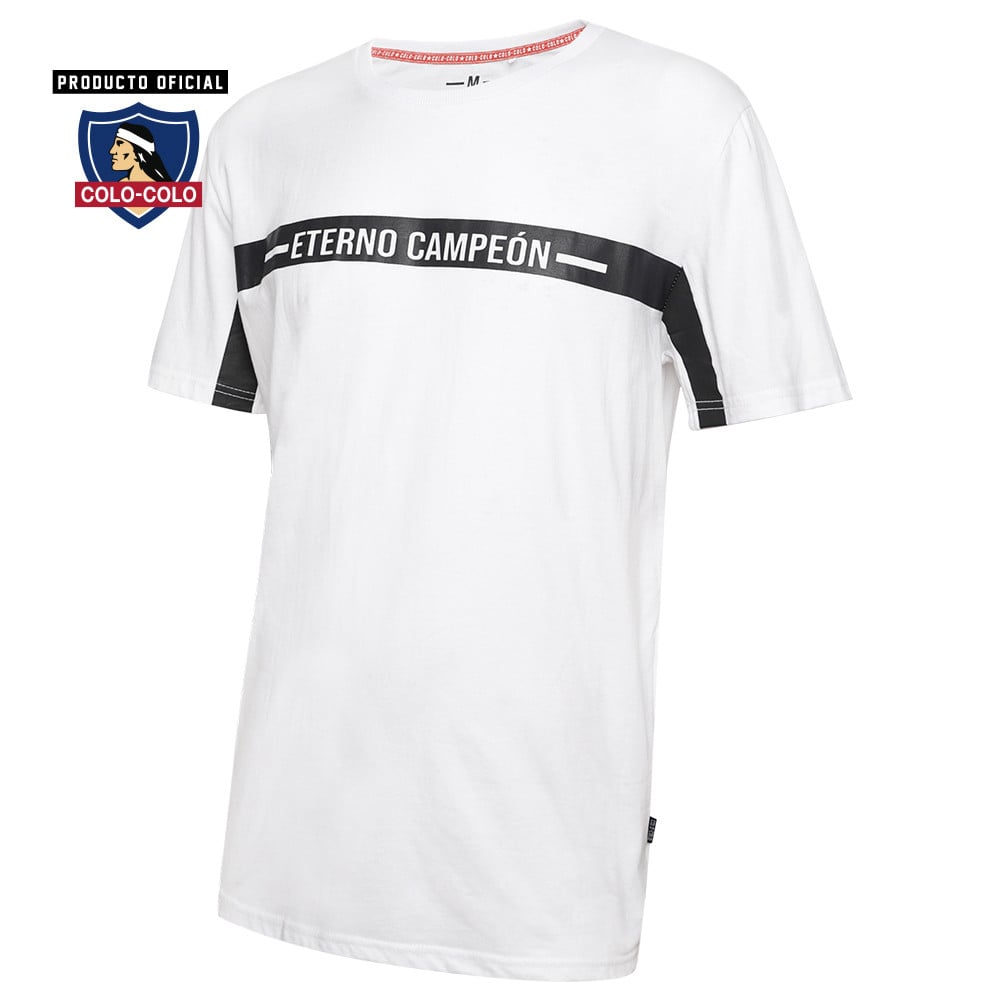 Polera Urbana Blanca Eterno Colo-Colo