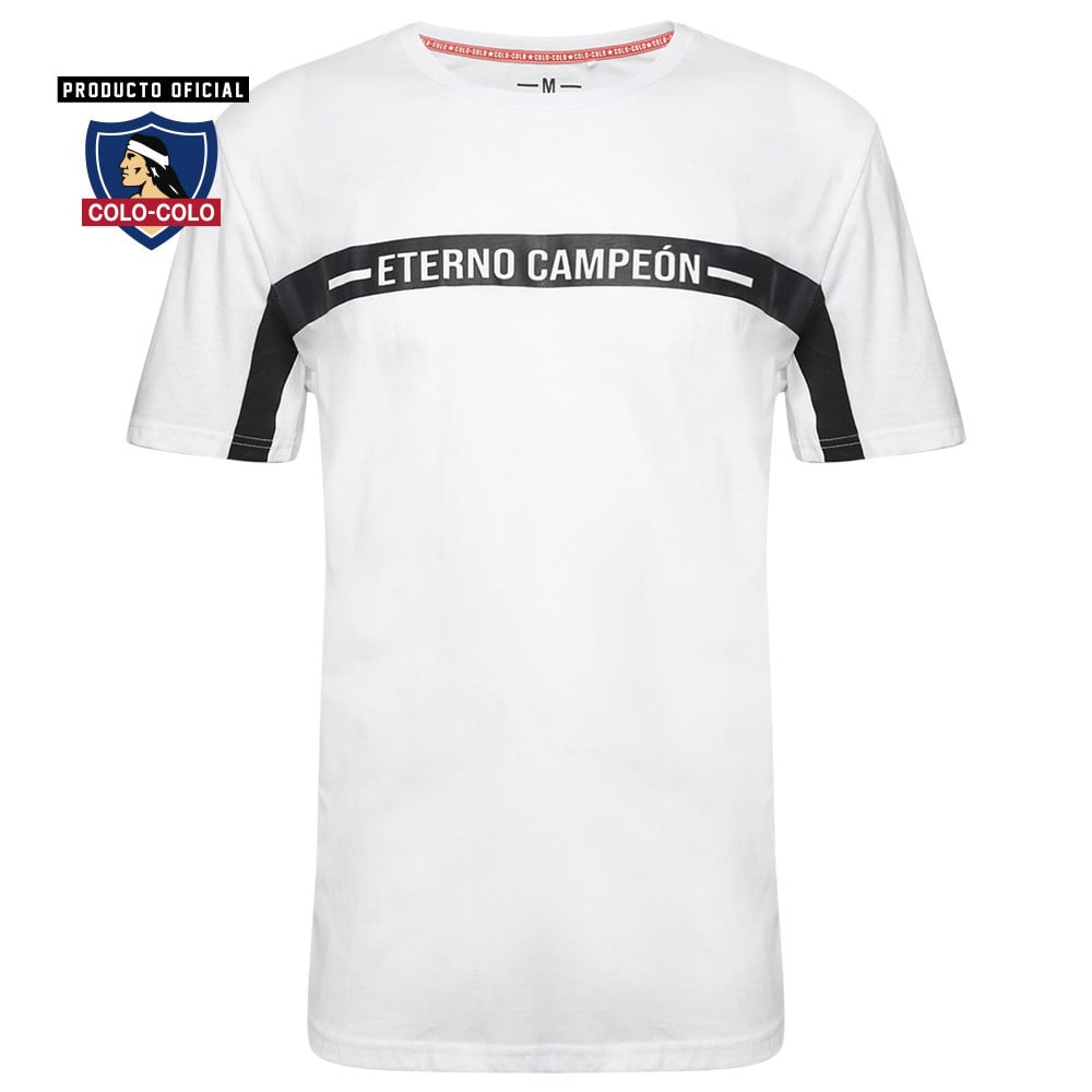 Polera Urbana Blanca Eterno Colo-Colo
