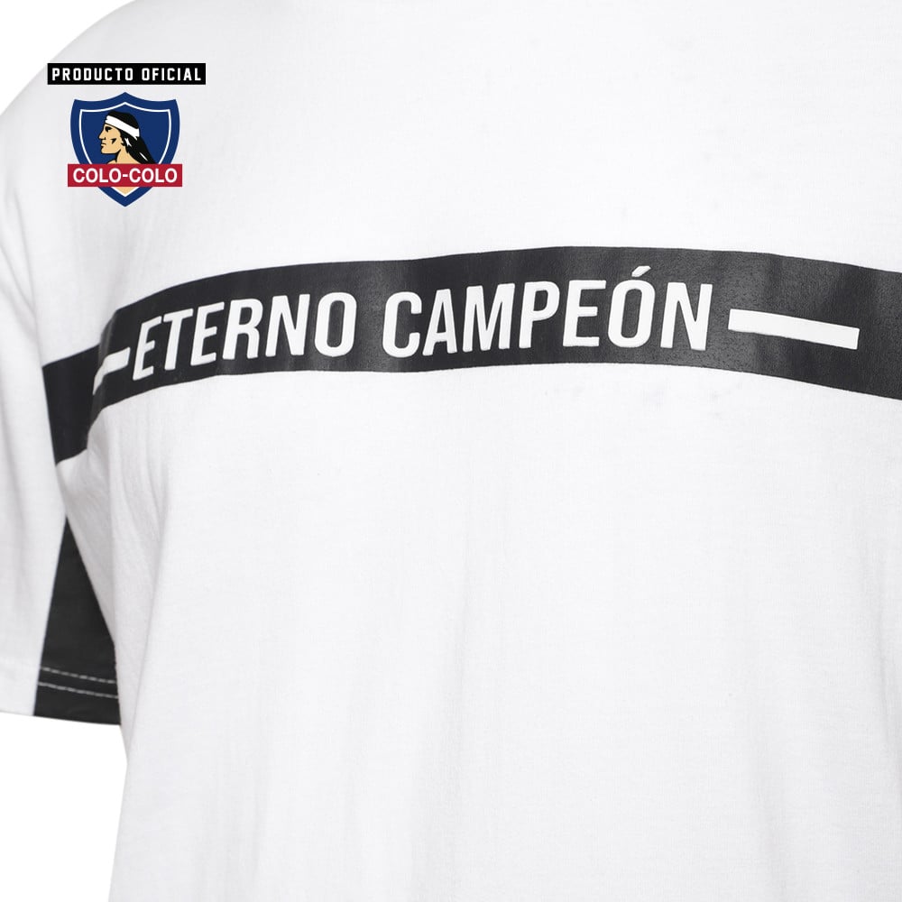 Polera Urbana Blanca Eterno Colo-Colo