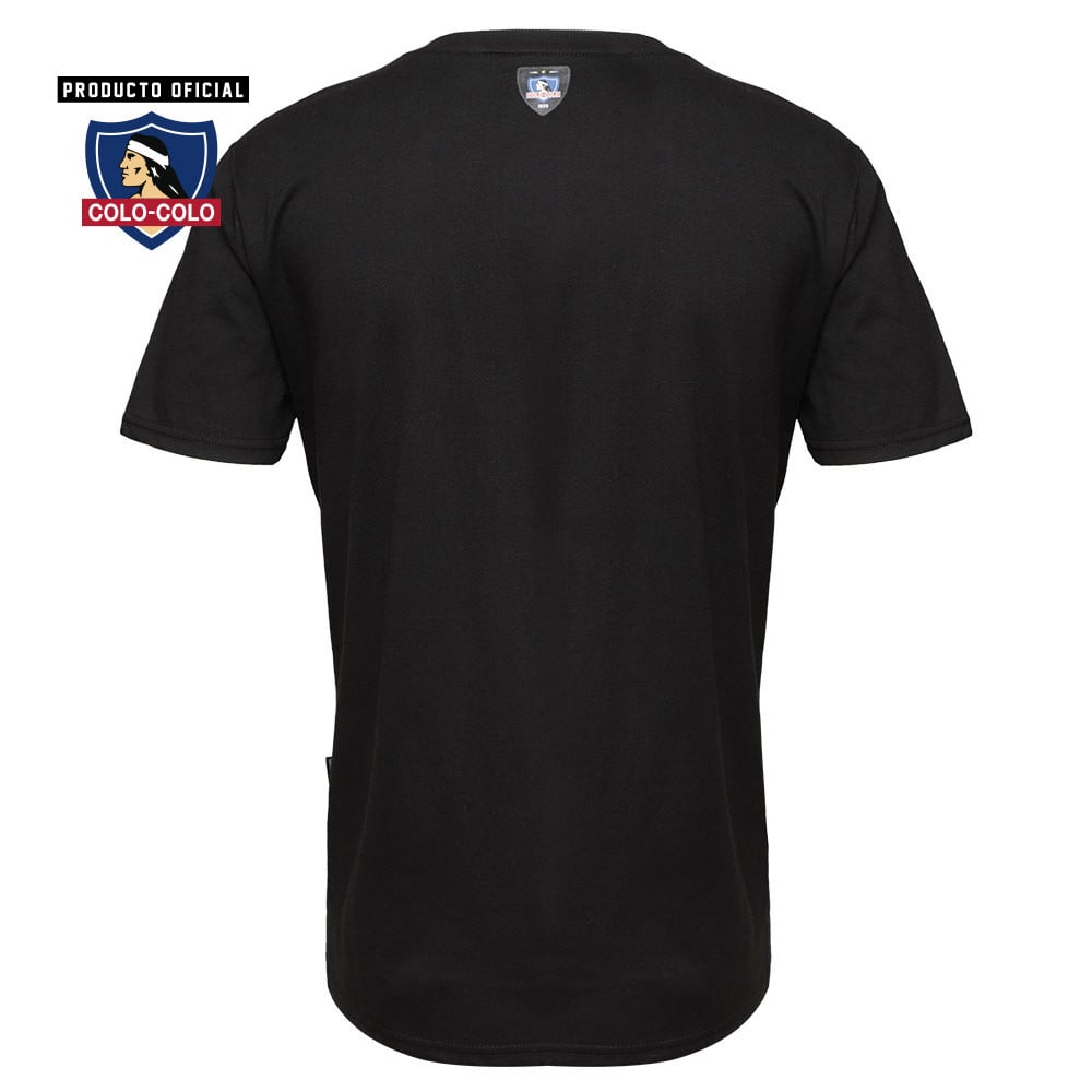 Polera Urbana Negra Big Logo Colo-Colo