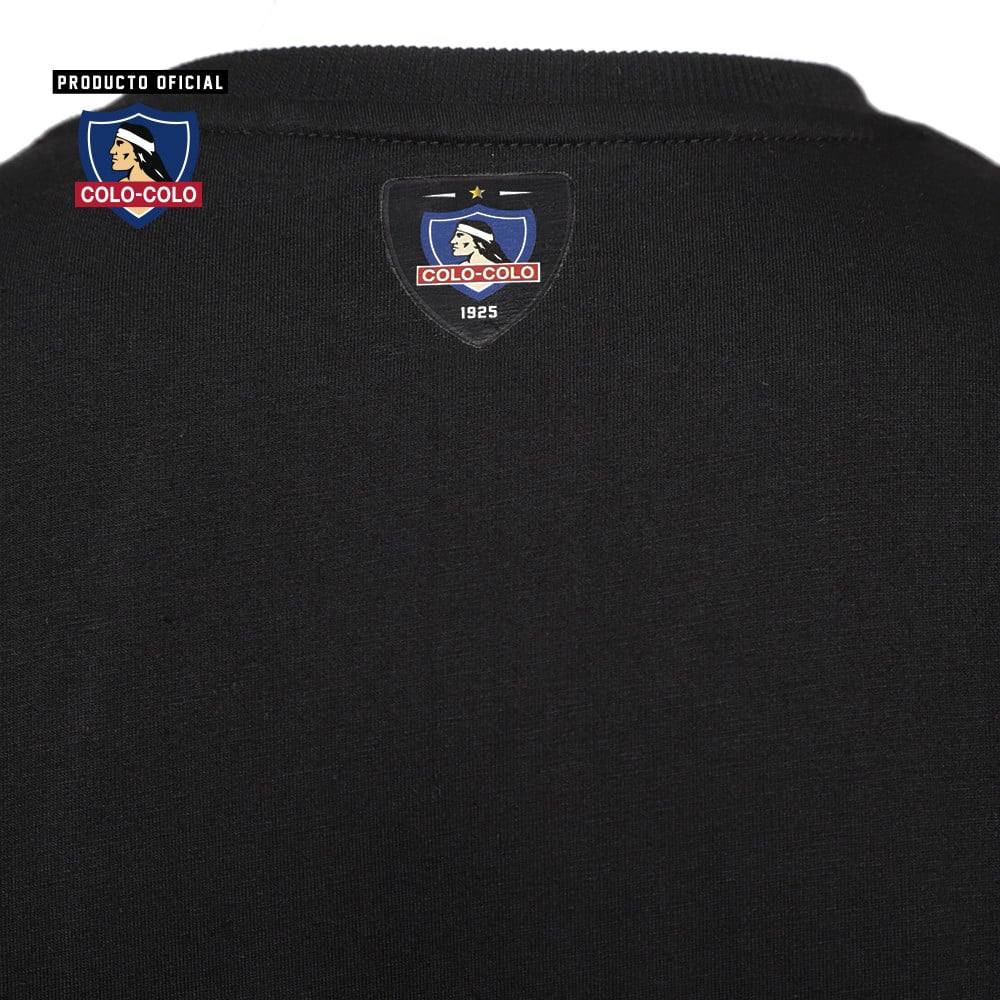 Polera Urbana Negra/Camo Colo-Colo