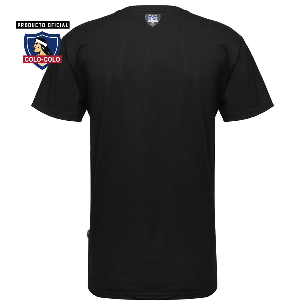 Polera Urbana Negra/Camo Colo-Colo