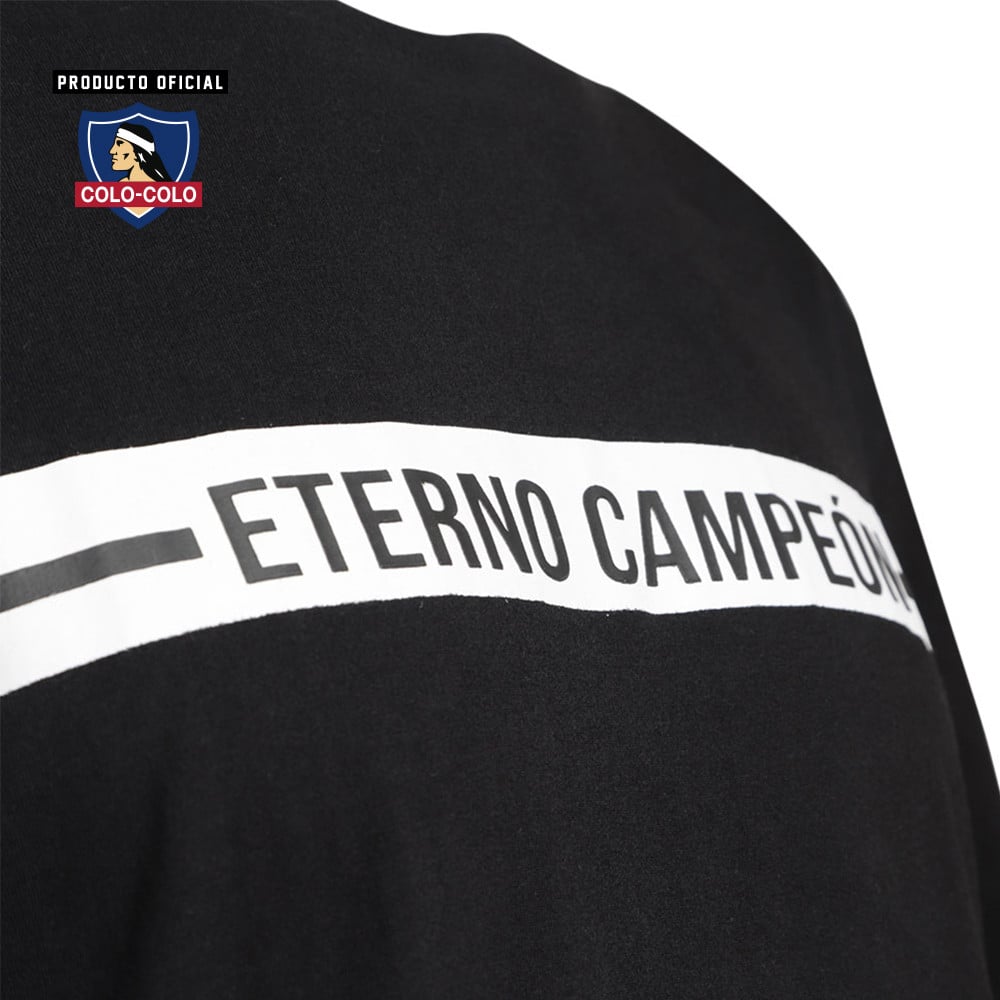 Polera Urbana Negra Eterno Colo-Colo
