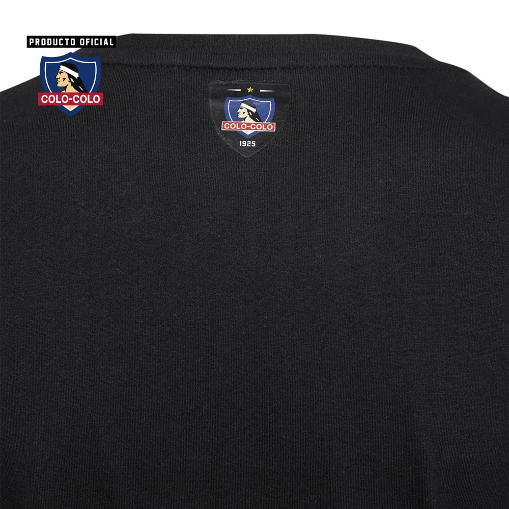 Polera Urbana Negra Eterno Colo-Colo