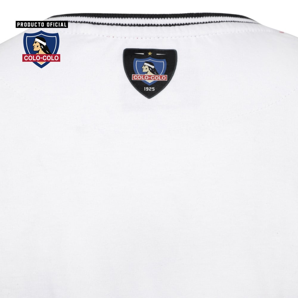 Polera Urbana Negra/Blanca Colo-Colo