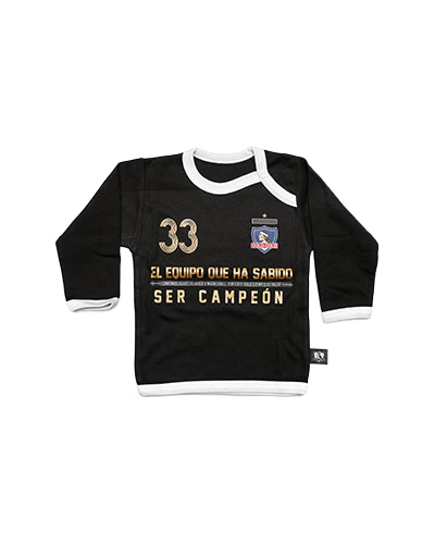 Polera visita manga larga campeón 33