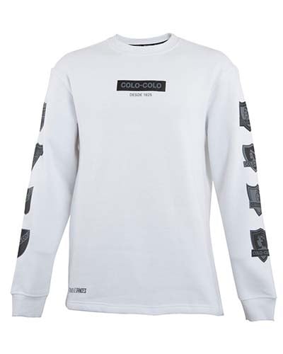 Polerón CC blanco escudos