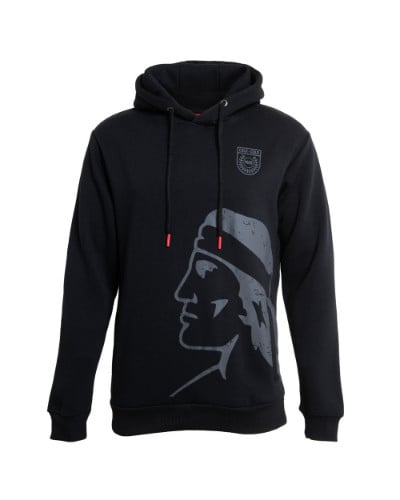 Poleron CC Urbano Hoodie "Cacique Gris" Negro