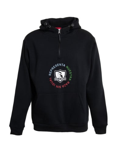 Poleron CC Urbano Hoodie "Representa" Negro