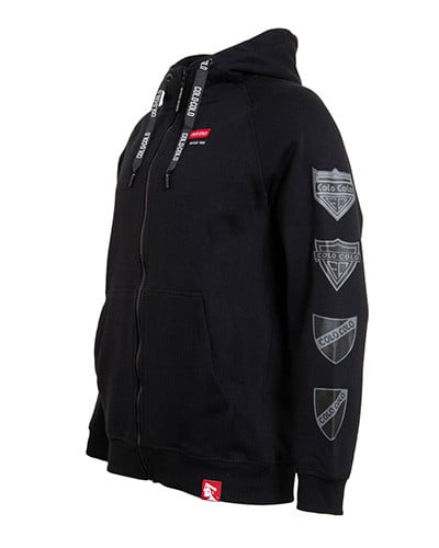 Polerón Full ziper Escudos