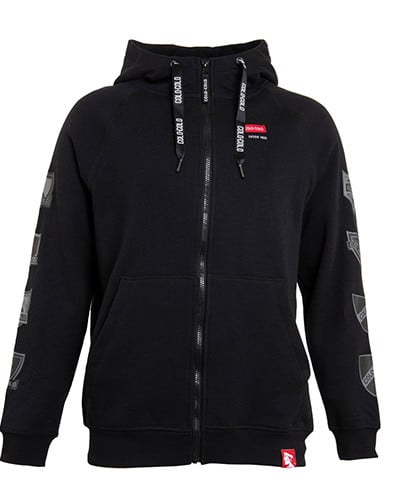 Polerón Full ziper Escudos