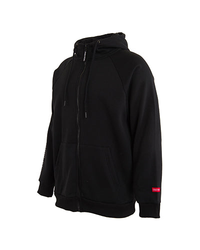 POLERON HODDIE COLO COLO NEGRO CON CIERRE