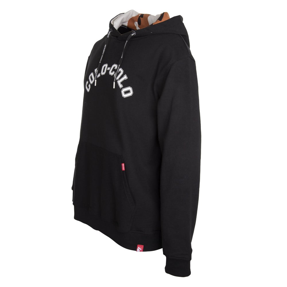 Polerón Negro detalles Camo