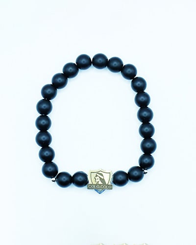 Pulsera Colo-Colo Aperlado Escudo