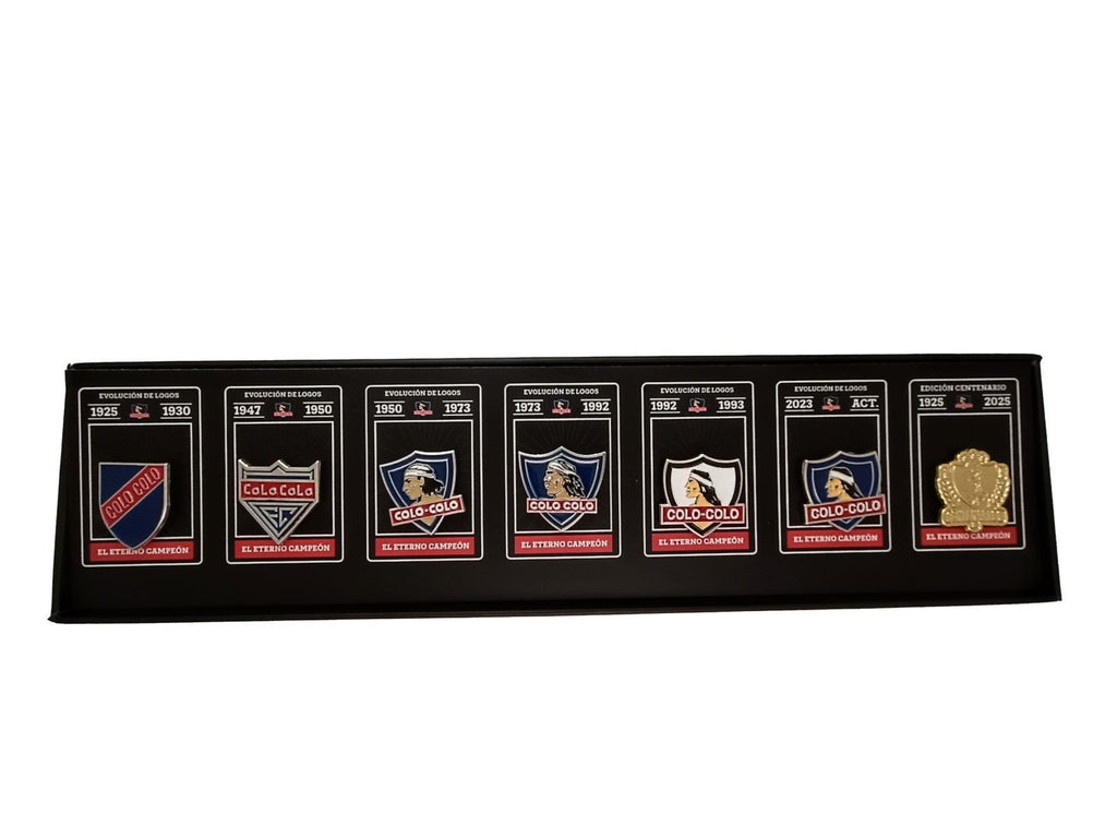 Set 7 Pins Colo Colo Centenario