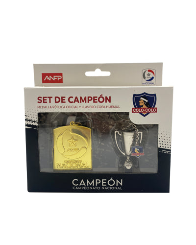 Set Medalla + Llavero Copa Nacional Colo-Colo